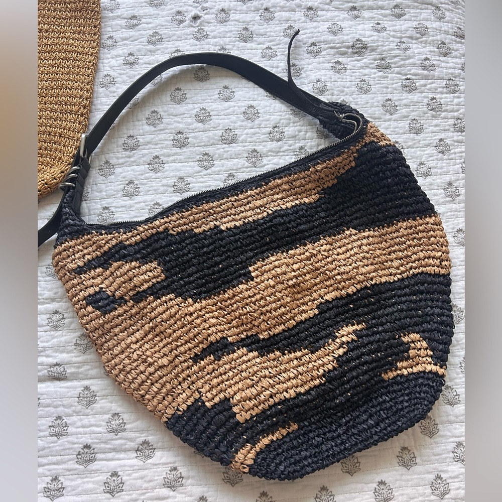 Free people santorini straw bag - euc